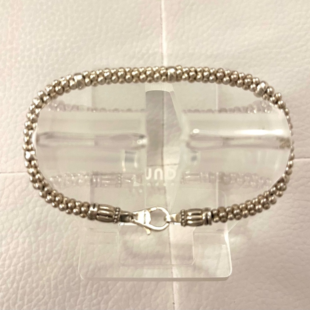 Lagos Sterling Silver Caviar Rope Bracelet